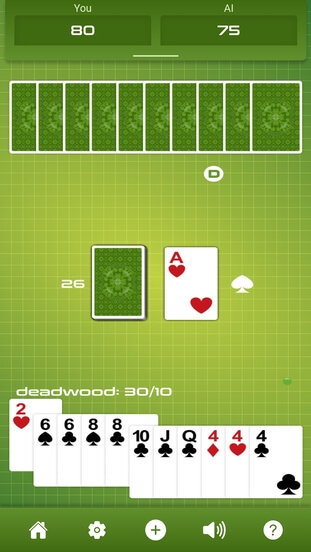 Gin Rummy app screenshot