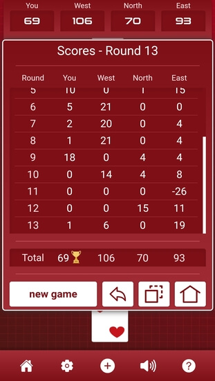 Hearts app screenshot 6
