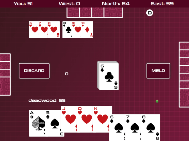Rummy Odyssey gameplay screenshot